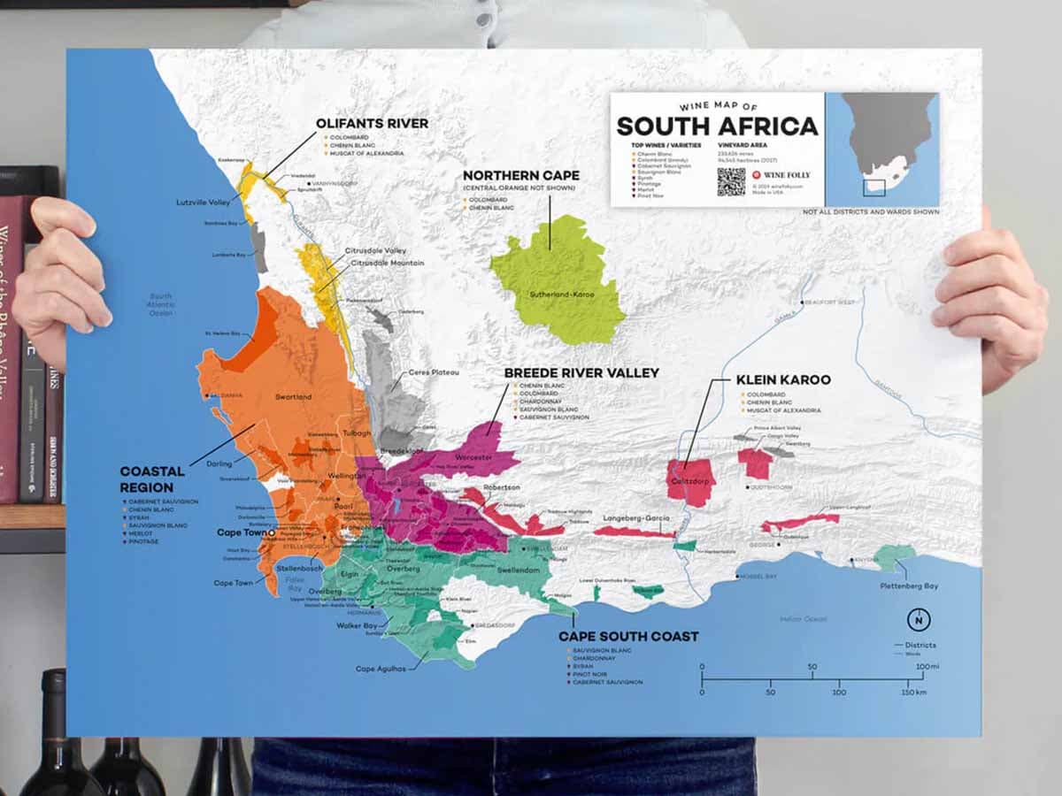 Cover Image for All About South African Wine (with Map)