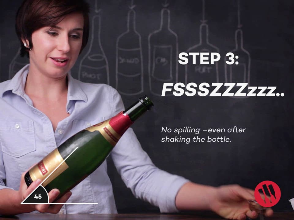 Cover Image for How to Open Champagne Safely (Pics & Video)