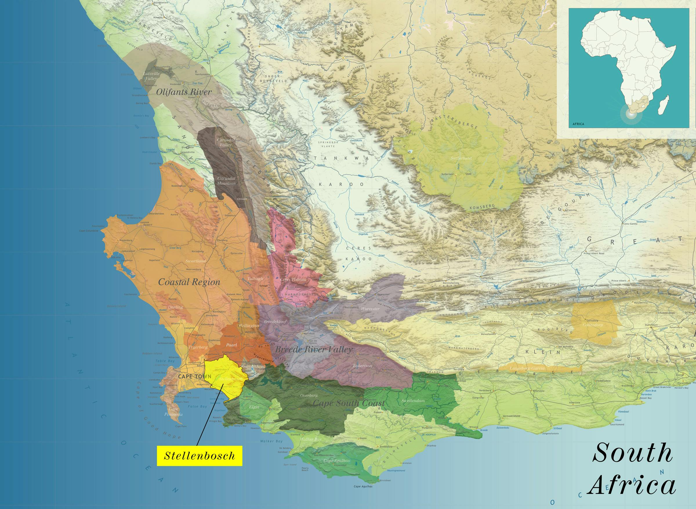 Cover Image for The Wines of South Africa’s Stellenbosch District