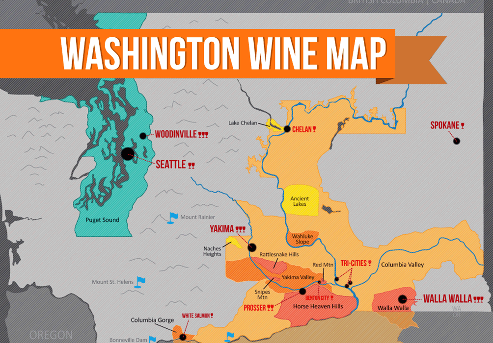 Cover Image for Washington Wine Country Map