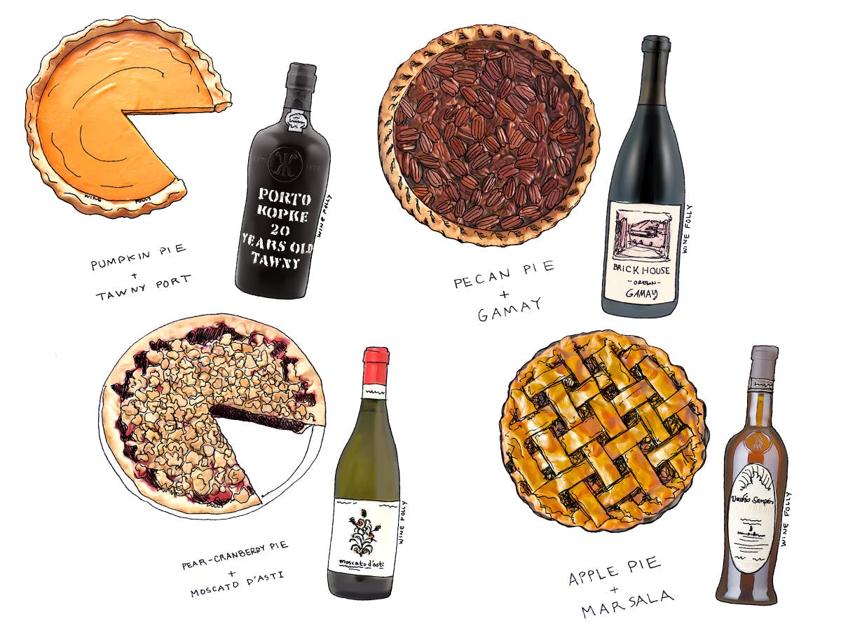 Cover Image for Wines for Apple Pie, Pumpkin Pie, & More