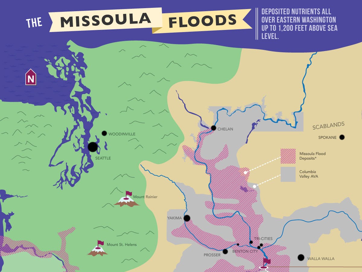 Cover Image for Gigantic Floods Made Washington Wine Country