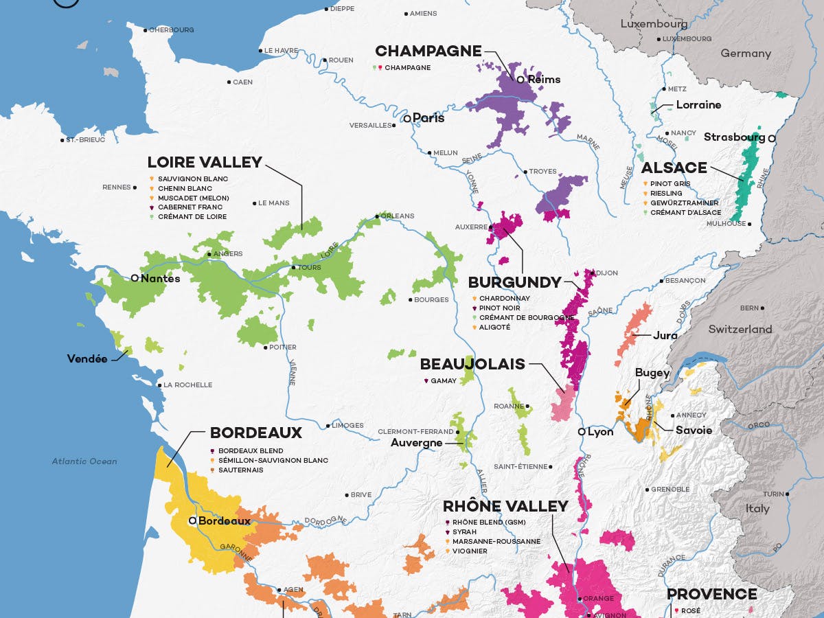 Cover Image for French Wine Exploration Map