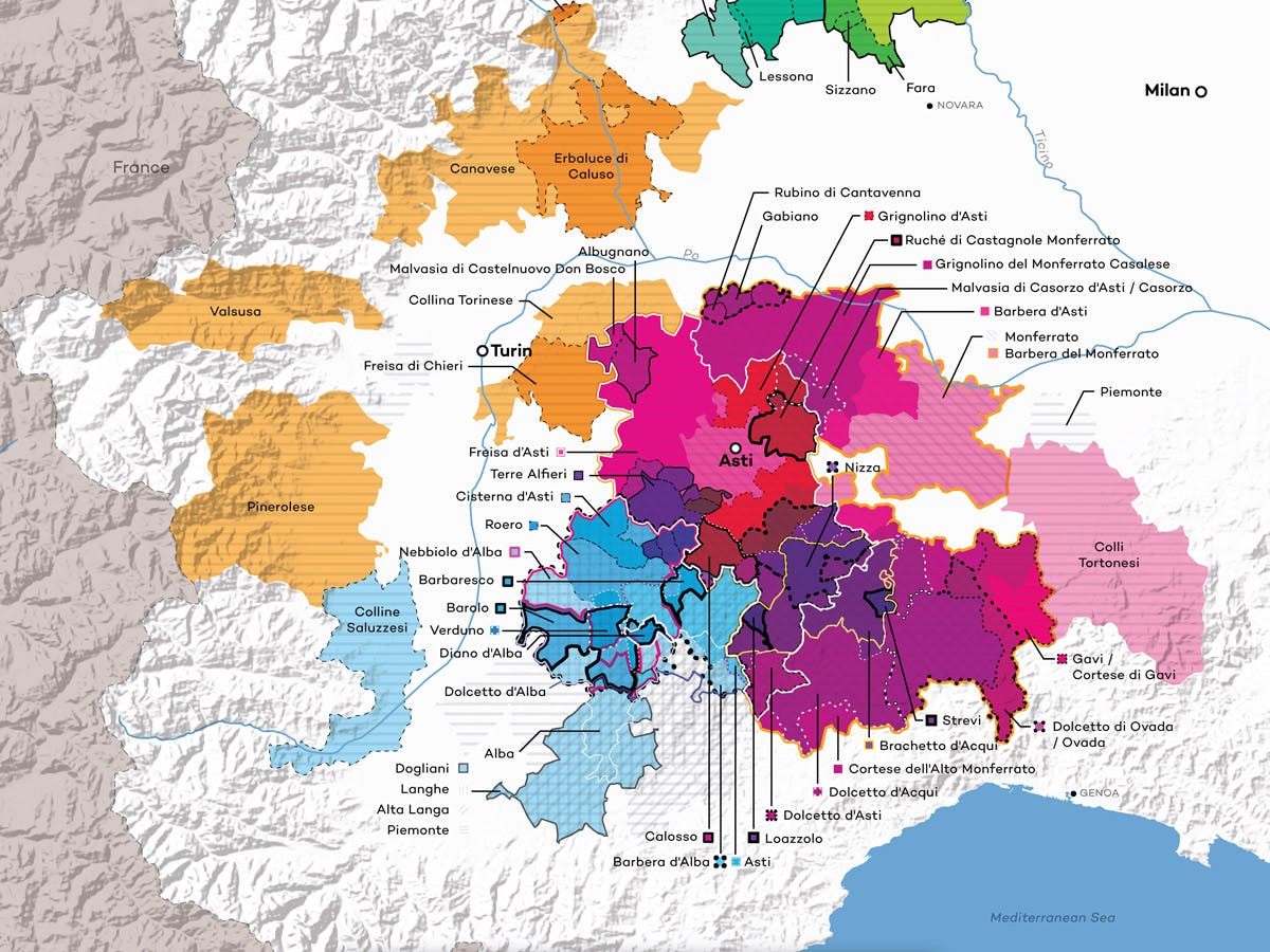 Cover Image for The Wines of Piedmont, Italy (DOCs and DOCGs)