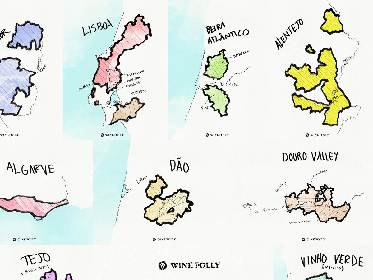 Cover Image for The Wines of Portugal (Organized by Region)