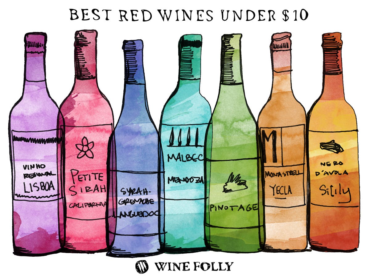 Cover Image for The Best Red Wines Under $10 (2015 Edition)
