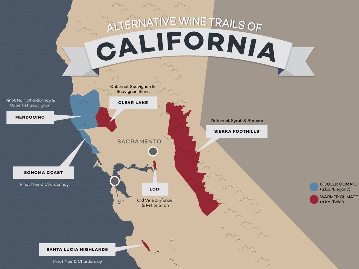 Cover Image for 8 Alternative Wine Trails of California