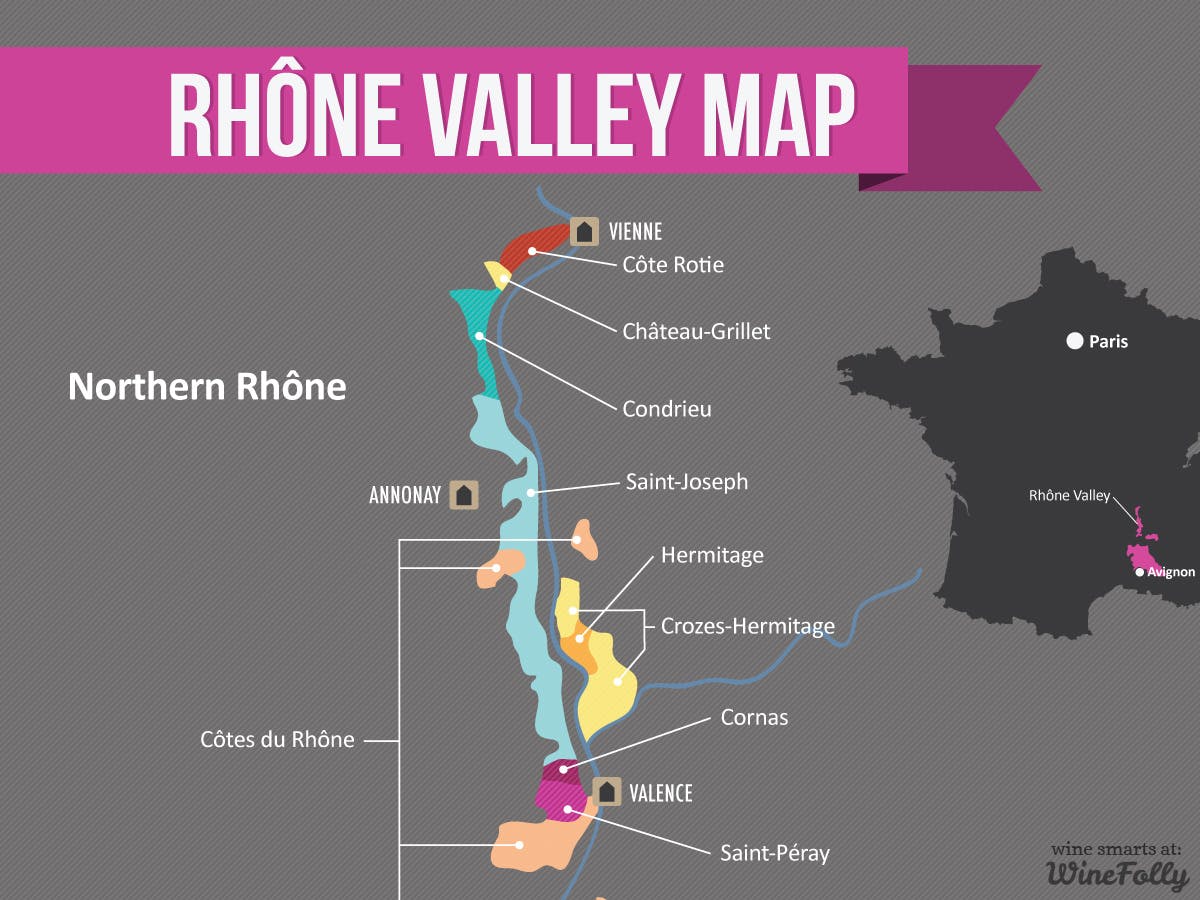 Cover Image for The Guide to Côtes-du-Rhône Wine w/ Maps