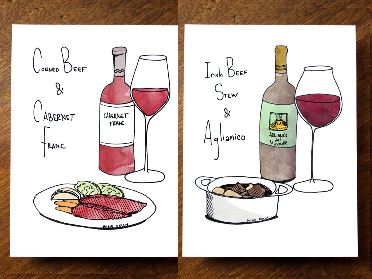 Cover Image for Wine Pairings With Irish Food