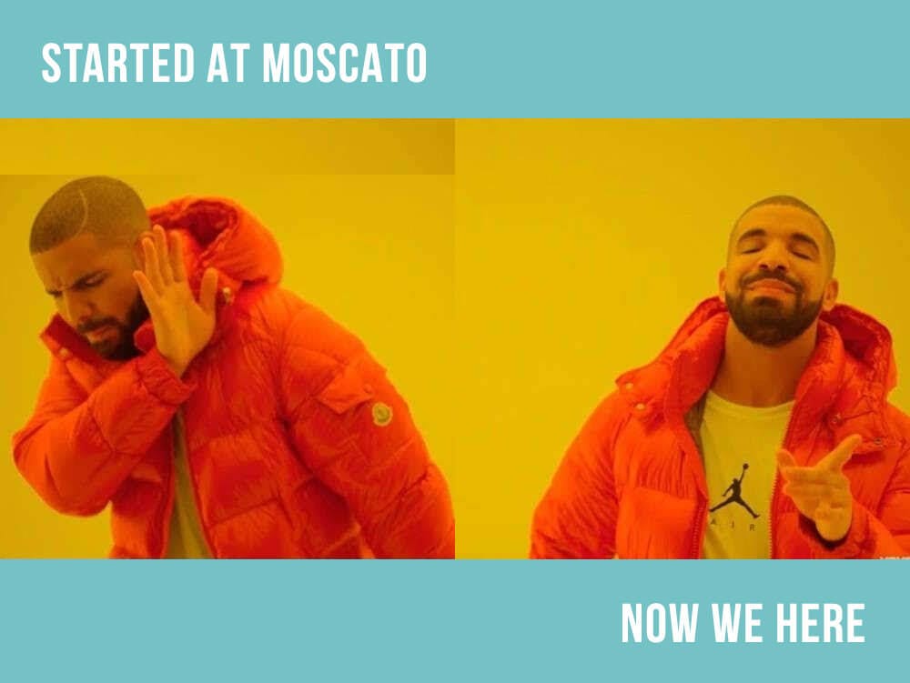 Cover Image for Started at Moscato, Now We Here… (cue the melody)