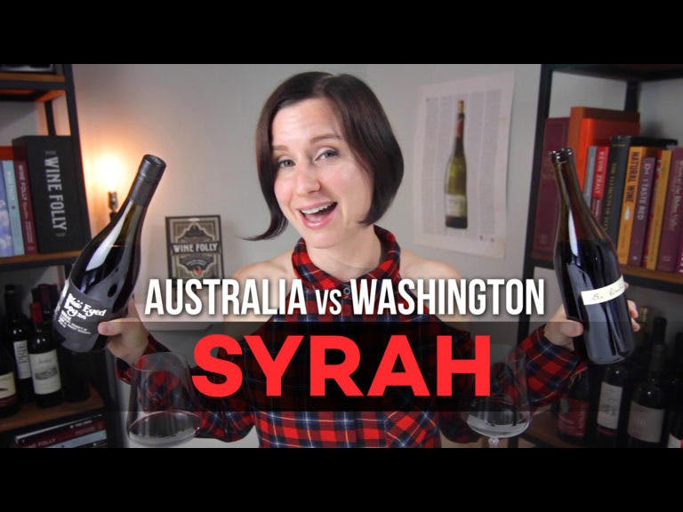 Cover Image for Washington Syrah vs Australian Shiraz (Video)