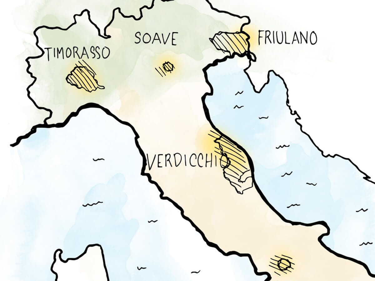 Cover Image for 6 Italian White Wines That Are Hugely Underrated