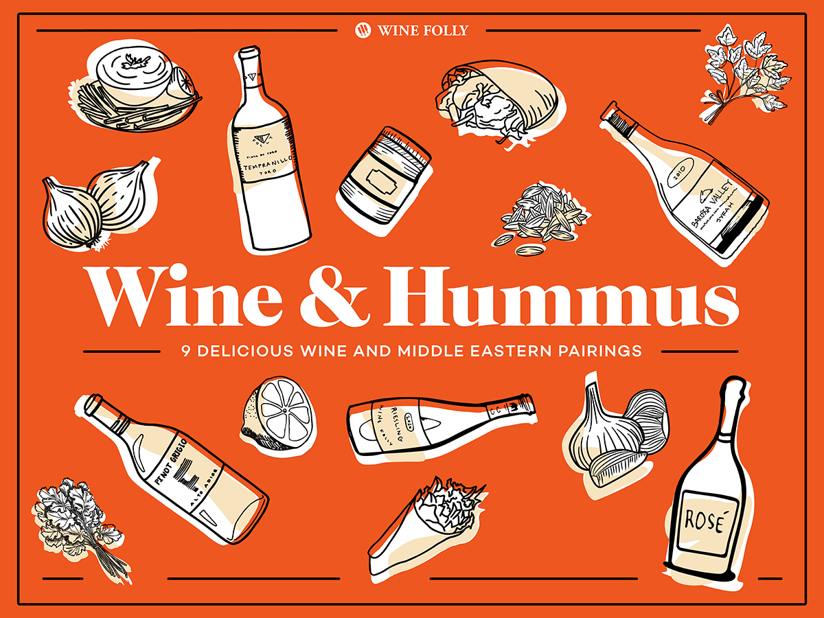 Cover Image for Wine and Hummus: 9 Delicious Wine and Middle Eastern Pairings