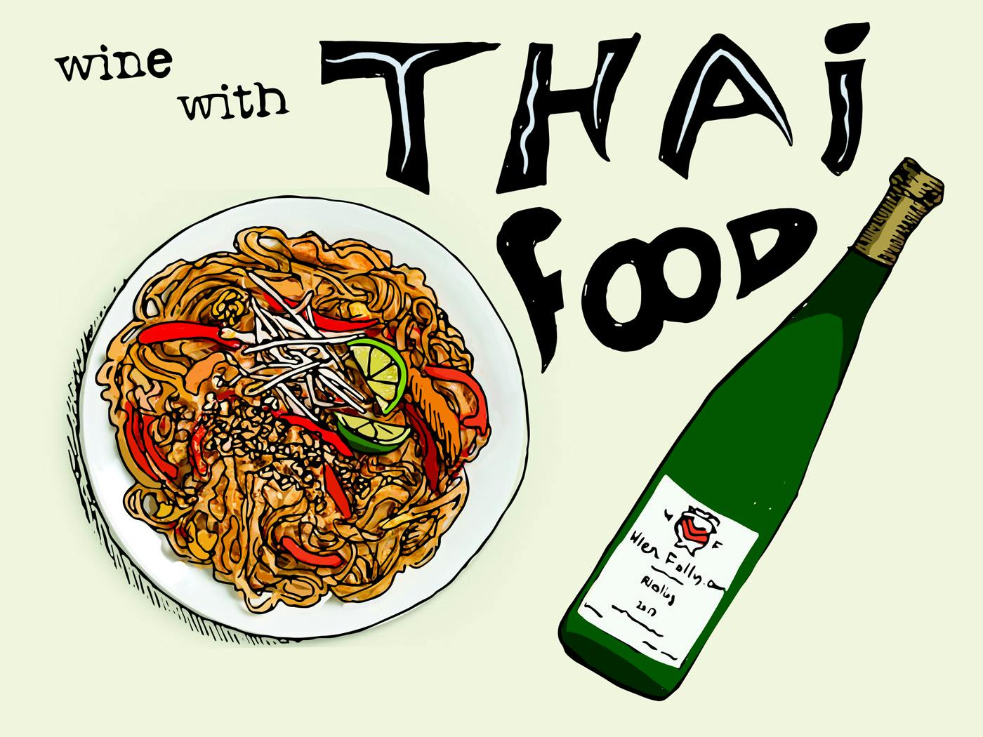 Cover Image for Our Advice on Pairing Wine With Thai Food
