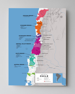 South America Wine Regions Map