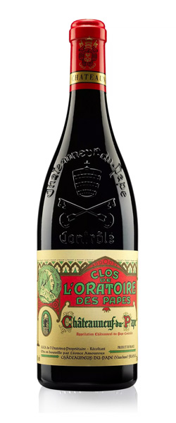 A bottle of Ogier Clos de l-Oratoire des Papes - Chateauneuf-du-Pape wine