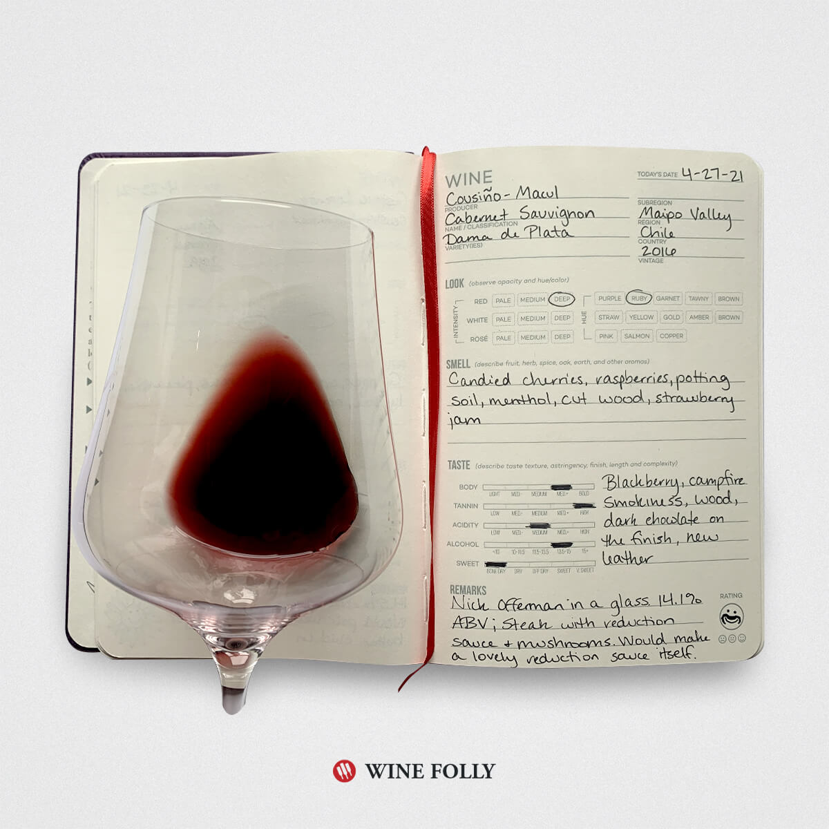 Wine Journal image for Chilean Cabernet Sauvignon