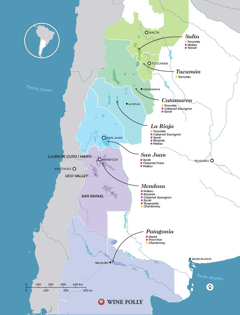 Guide to the wine regions of Argentina - South America Wine Guide