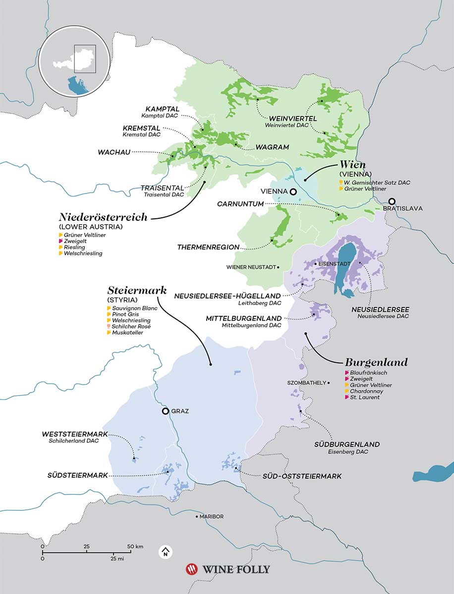 Austrian Wine Regions