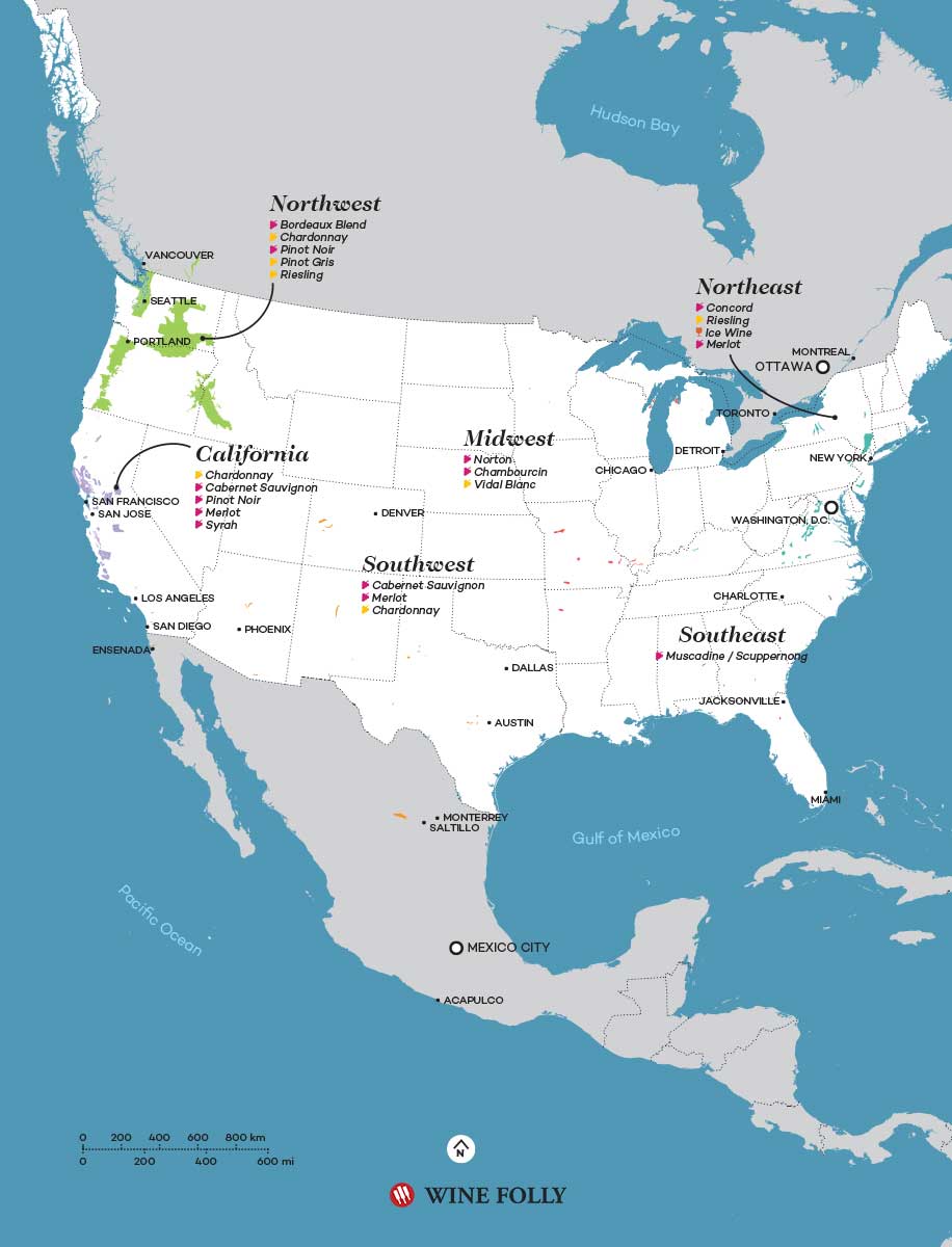 United States Wine Region